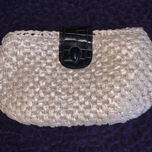 Beige hand bag in mint condition .